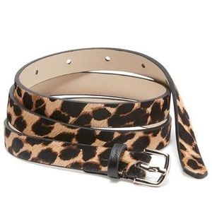 NIP Old Navy Leopard Cheetah Print Belt - Medium/Large M/l